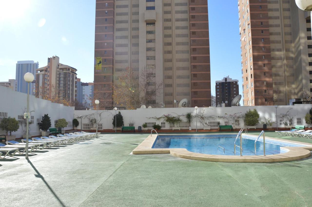 Apto With Pool Gemelos IV Benidorm Luaran gambar